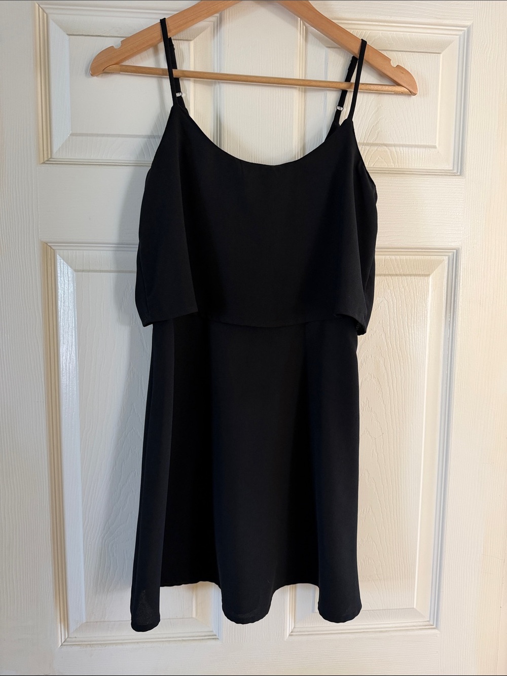 Abercrombie & Fitch Black Spaghetti-Strap Mini Dress